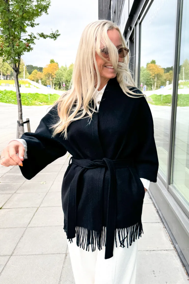Akila Lambswool Jacket Black