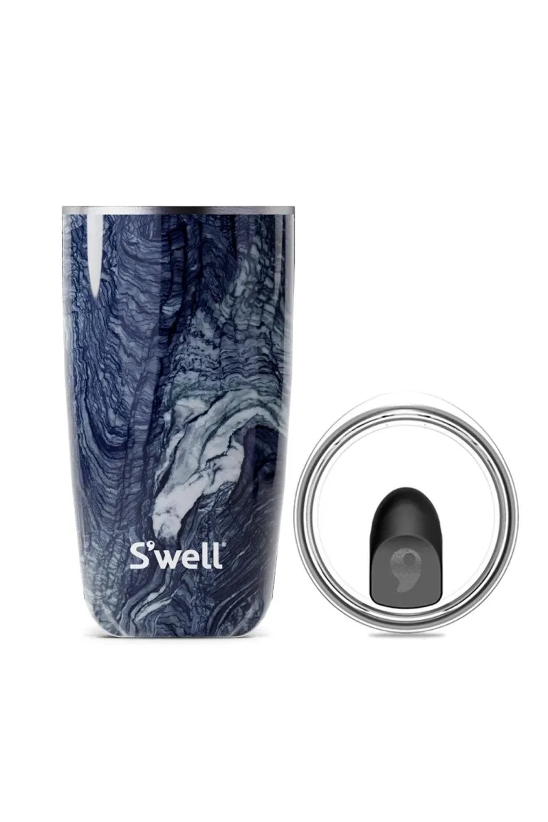 Azurite Marble Tumbler W/Lid 530ml