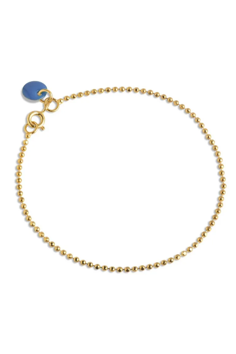 Bracelet Ball Chain Cornflower