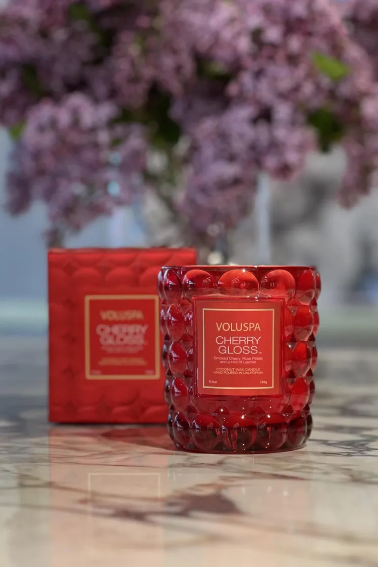 Candle Cherry Gloss Glasskrukke