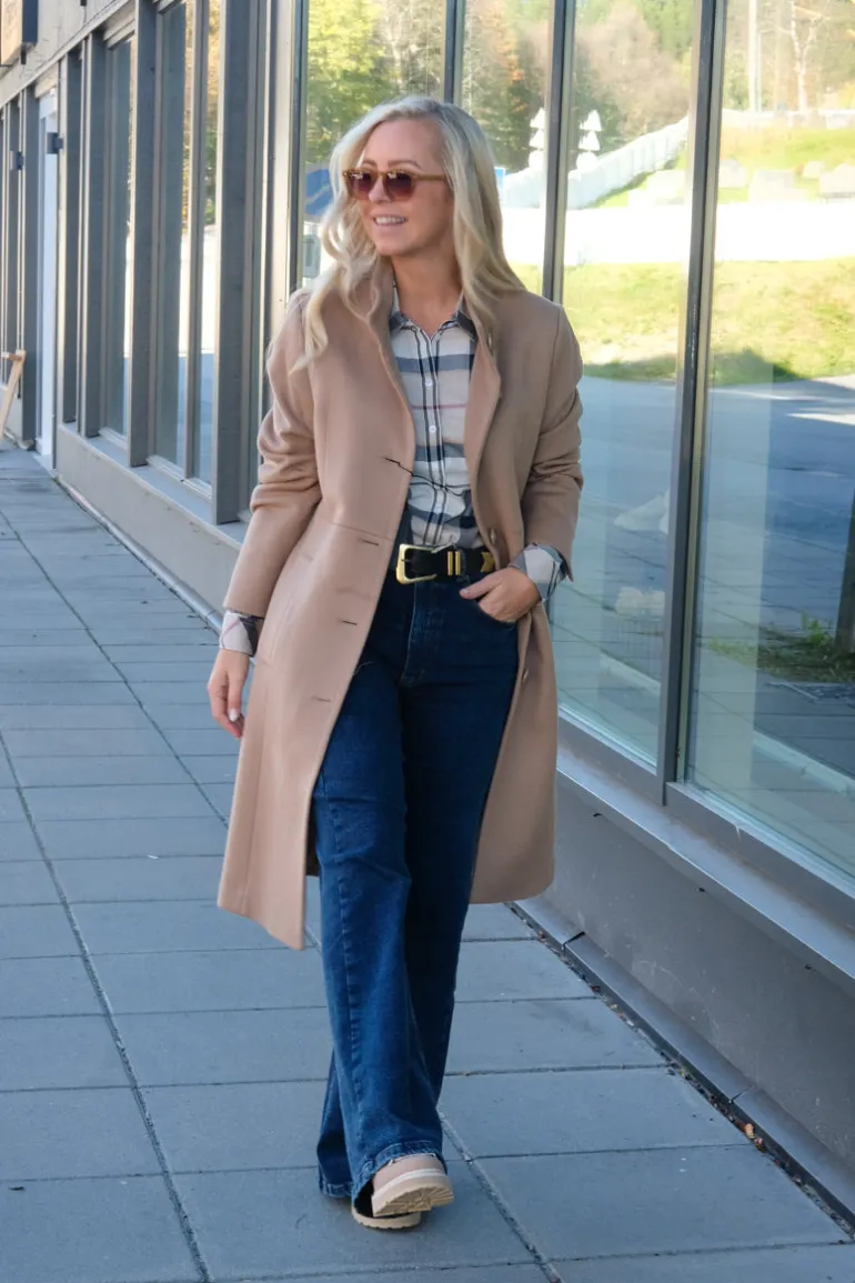 Cashmere Coat Light Camel