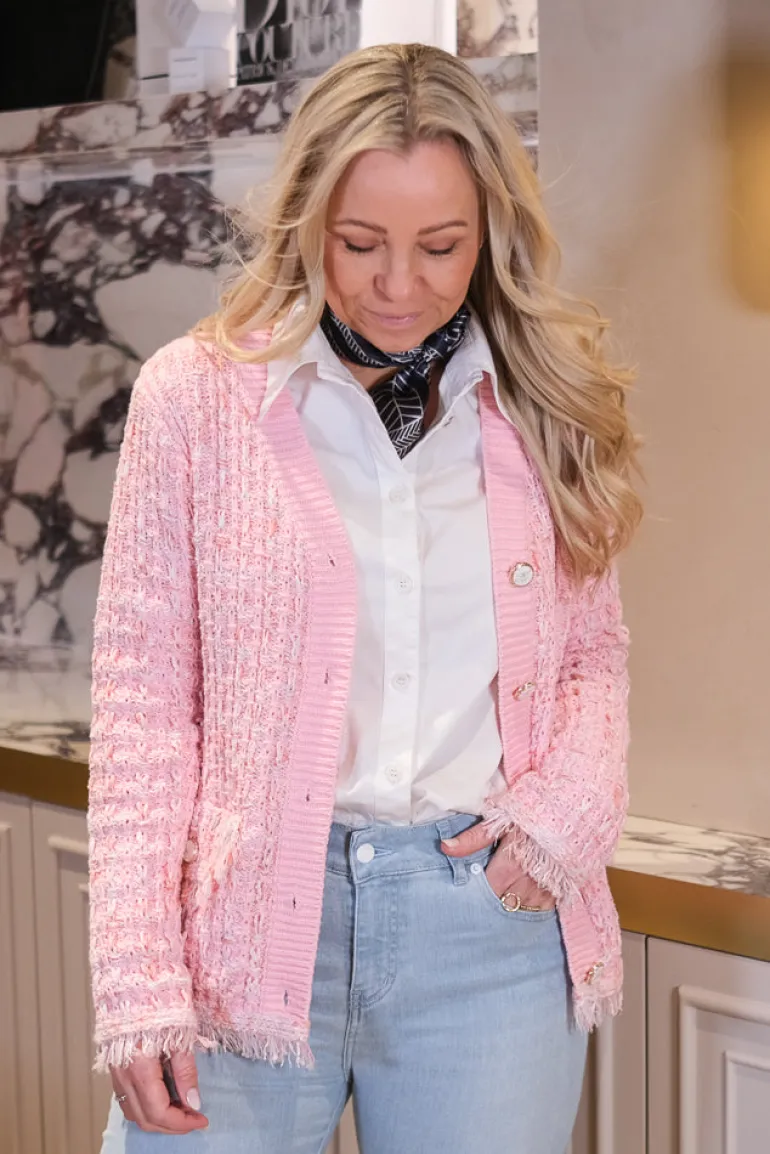 Dallas Cardigan Pink