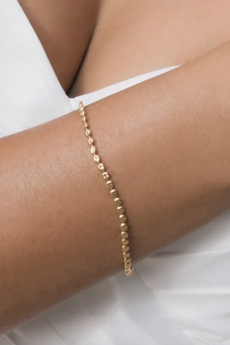 Diamond Chain Bracelet Gold