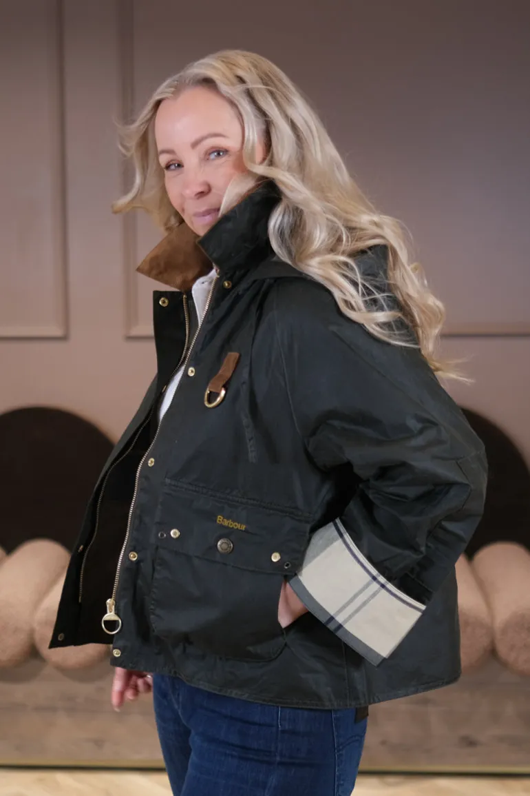 Erma Wax Jacket Olive