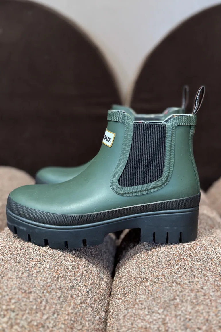 Halton Gummistøvler Lav Olive