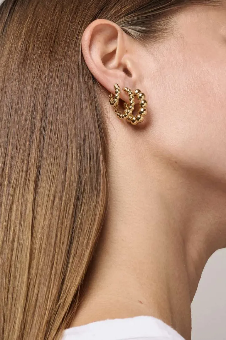 Hoops Ball Large Gold