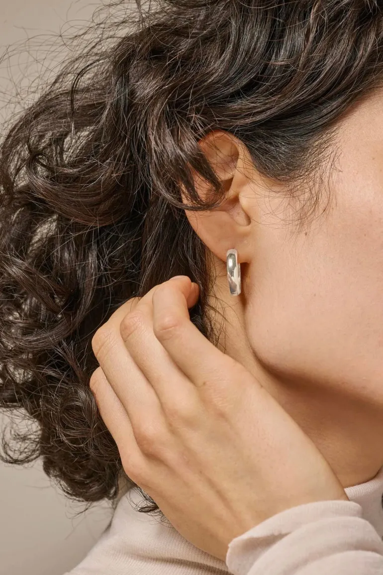 Hoops Classic Wide 20mm Silver