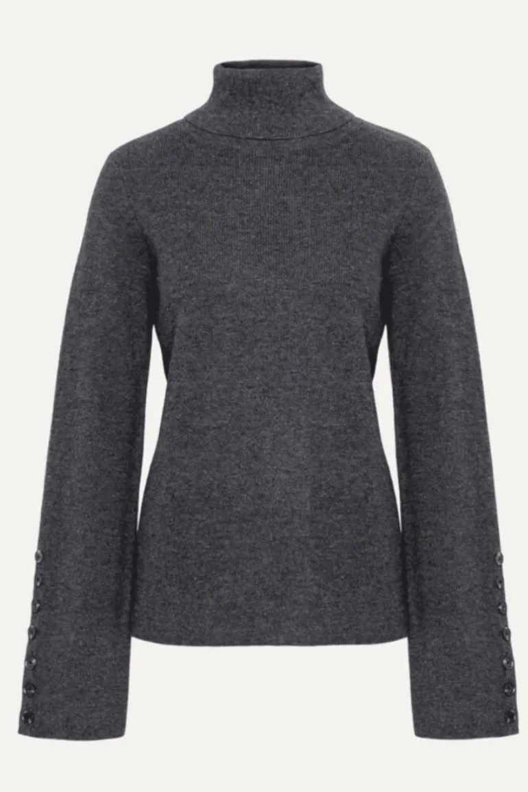 Jani Merino Turtleneck Charcoal