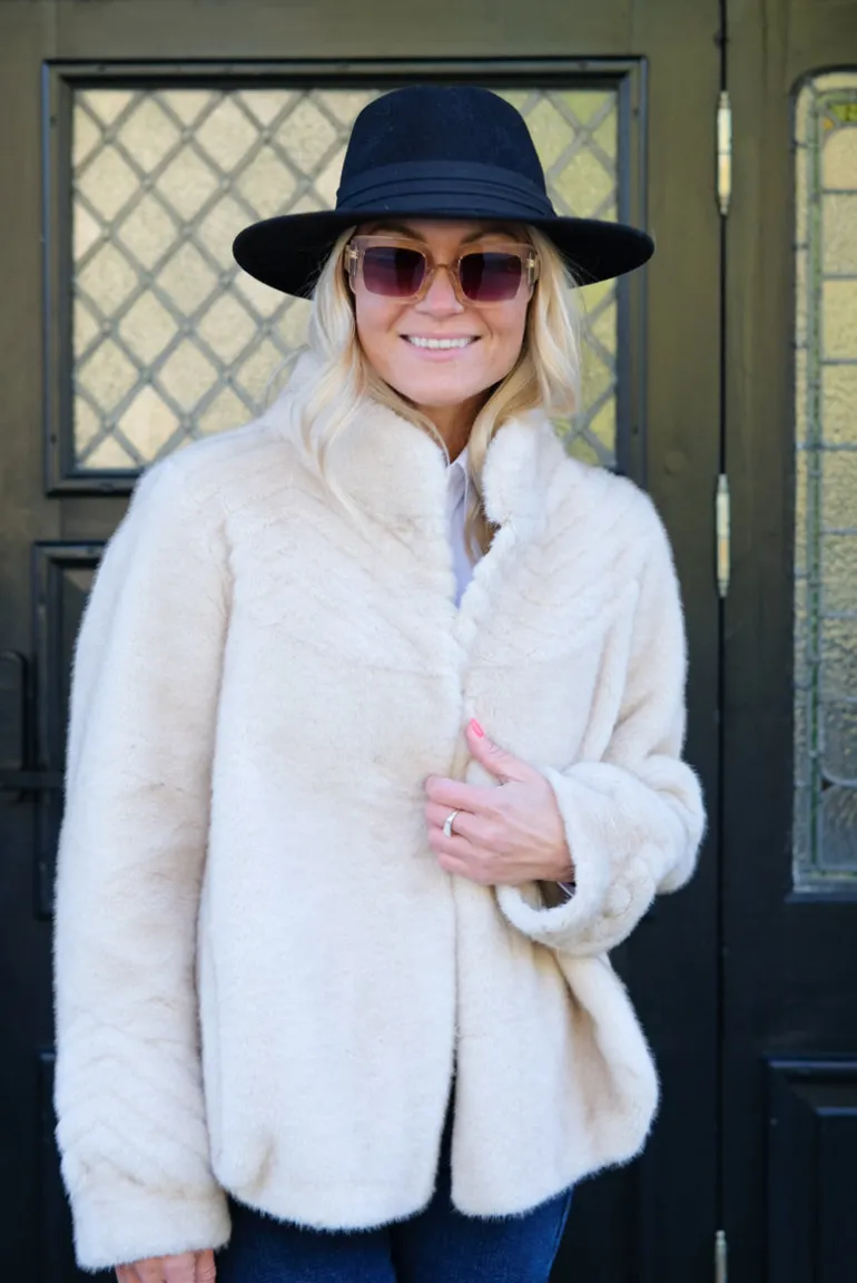 Kelly Jakke Vinterhvit