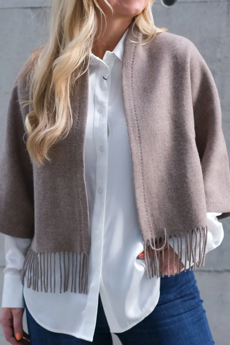 Keyla Lambswool Jacket Desert