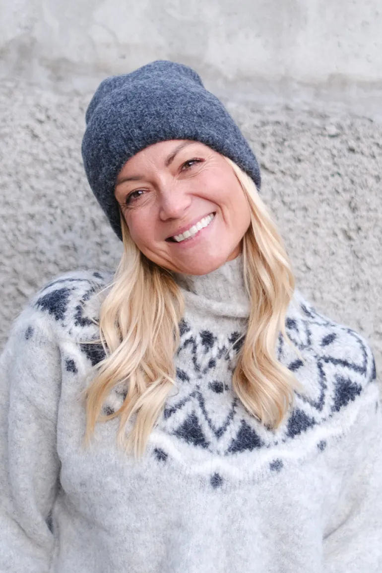 Leia Beanie Blackish Melange