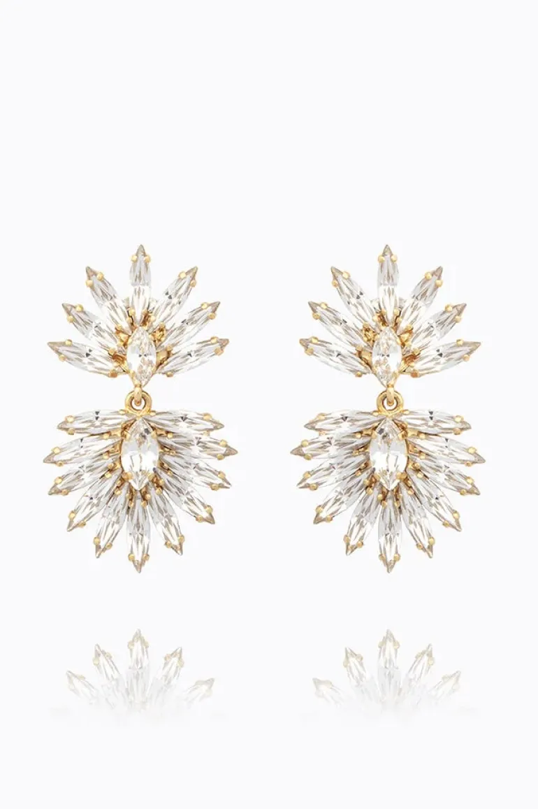 Mini Cina earrings Gols Crystal