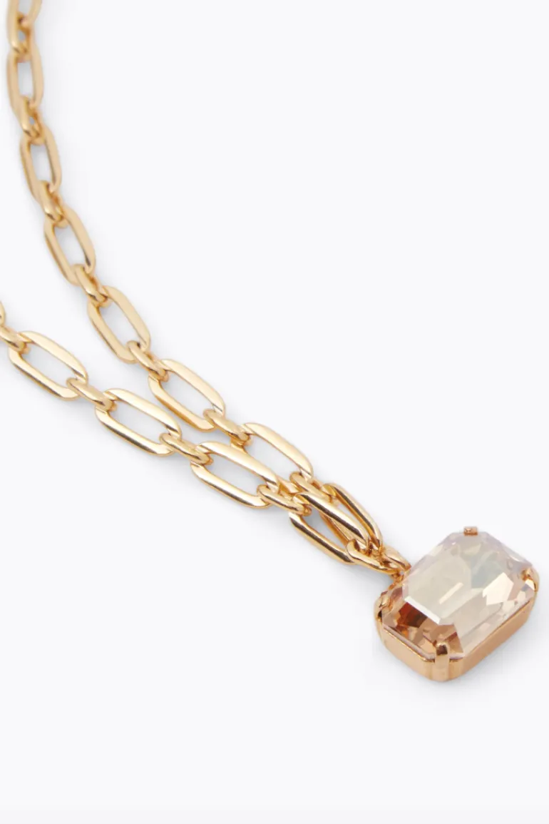 Mini Lydia Necklace Gold Golden Shadow