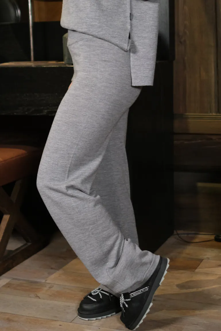 Mubi Merino Pants Grey Melange