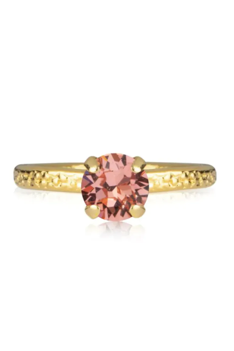 Natti Ring Gold Rose Peach