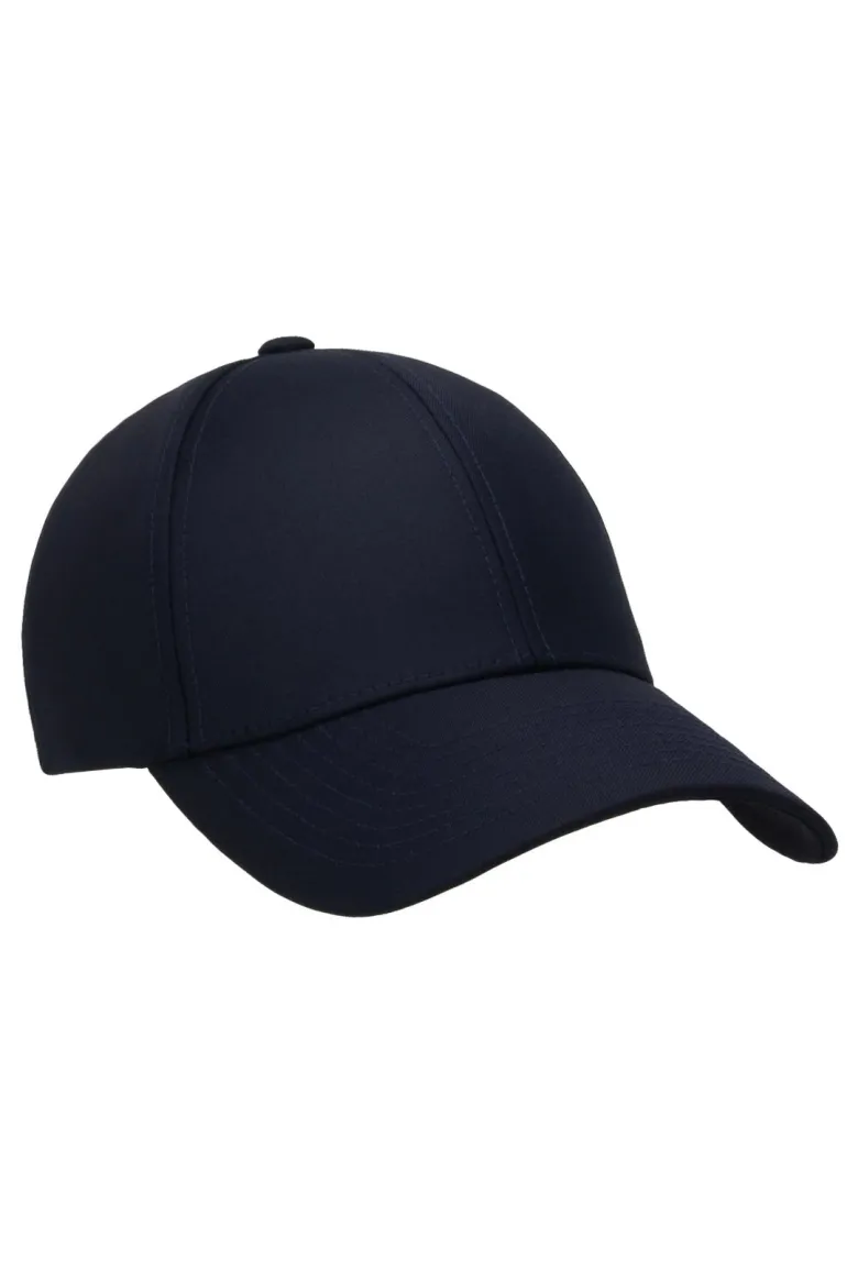 Navy Wool Tech Caps