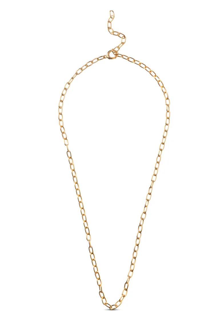 Necklace Medium Charm Gold