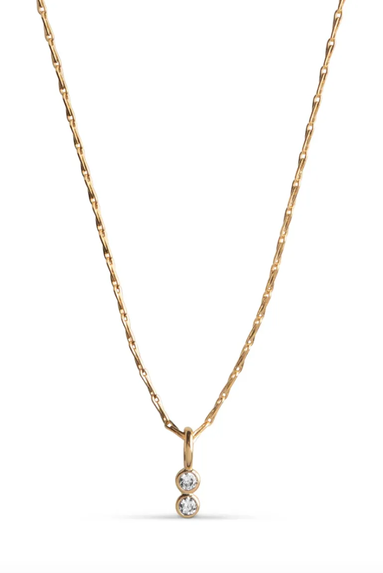 Necklace Twin Gold