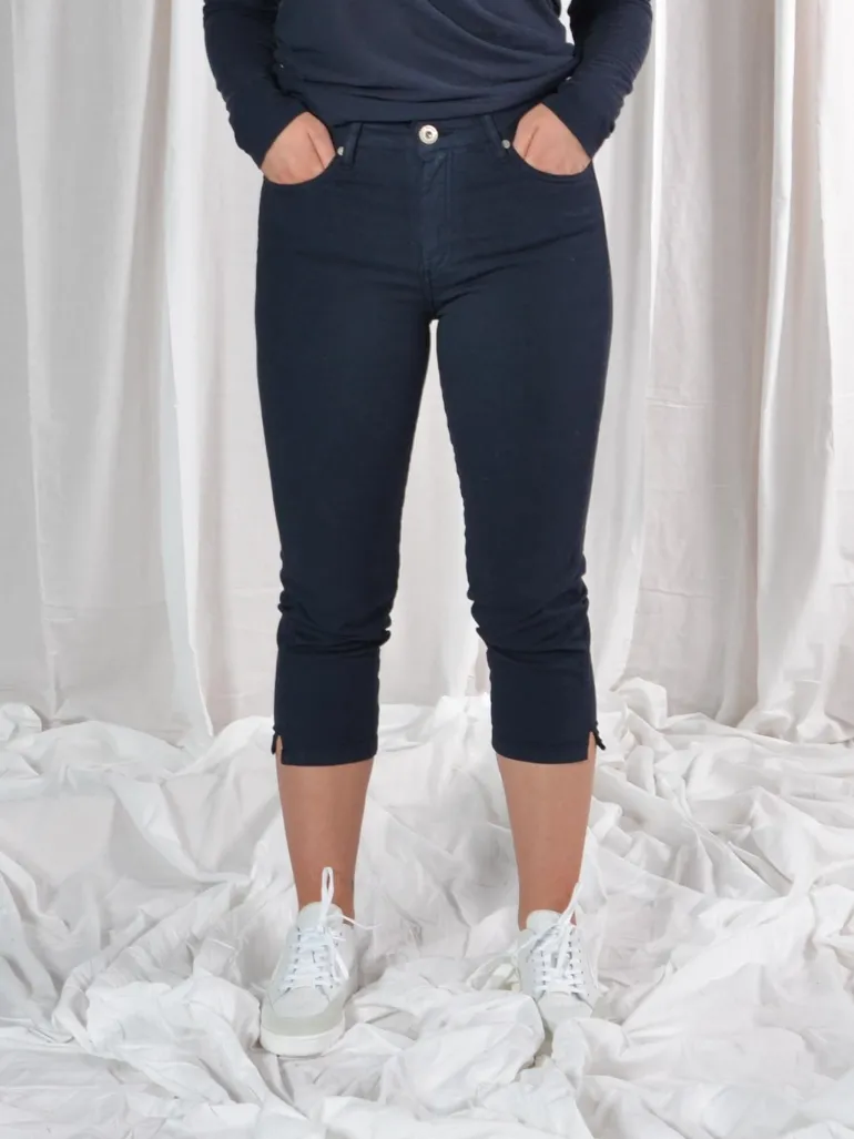 Nicole Pantalon Gabardine Stretch Navy