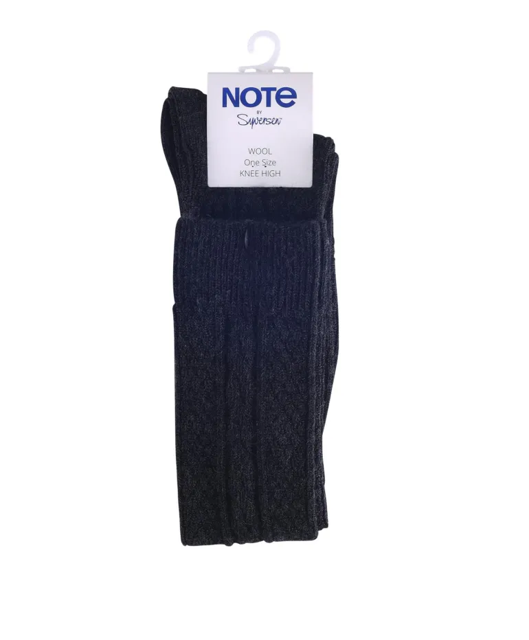 Nikkers Strømper Knee High Antracite