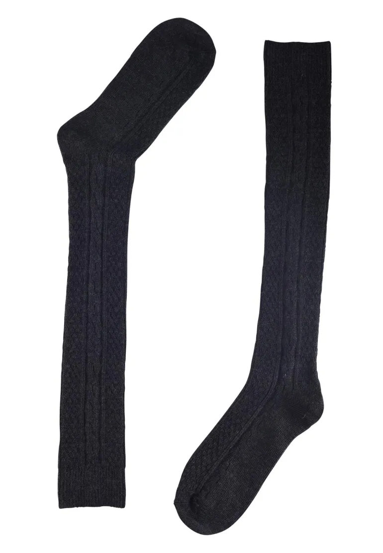 Nikkers Strømper Knee High Antracite