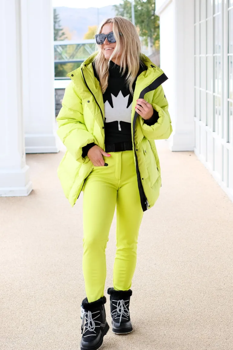 Paris Ski Pants Lime