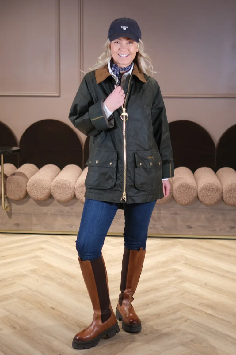 Raelynn Wax Jacket Olive
