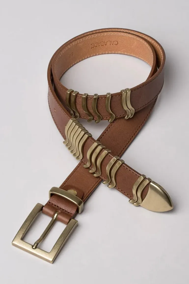 Rattle Belt Nutmeg Gold