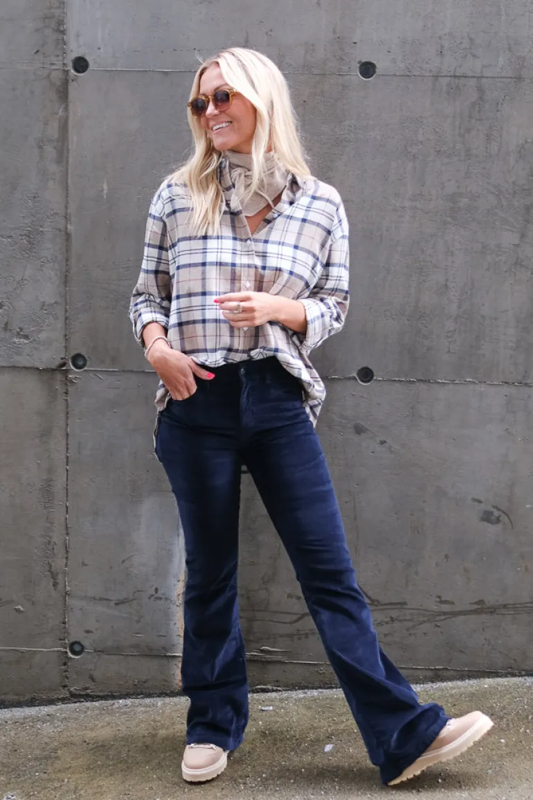 Raval Shiny Micro Navy