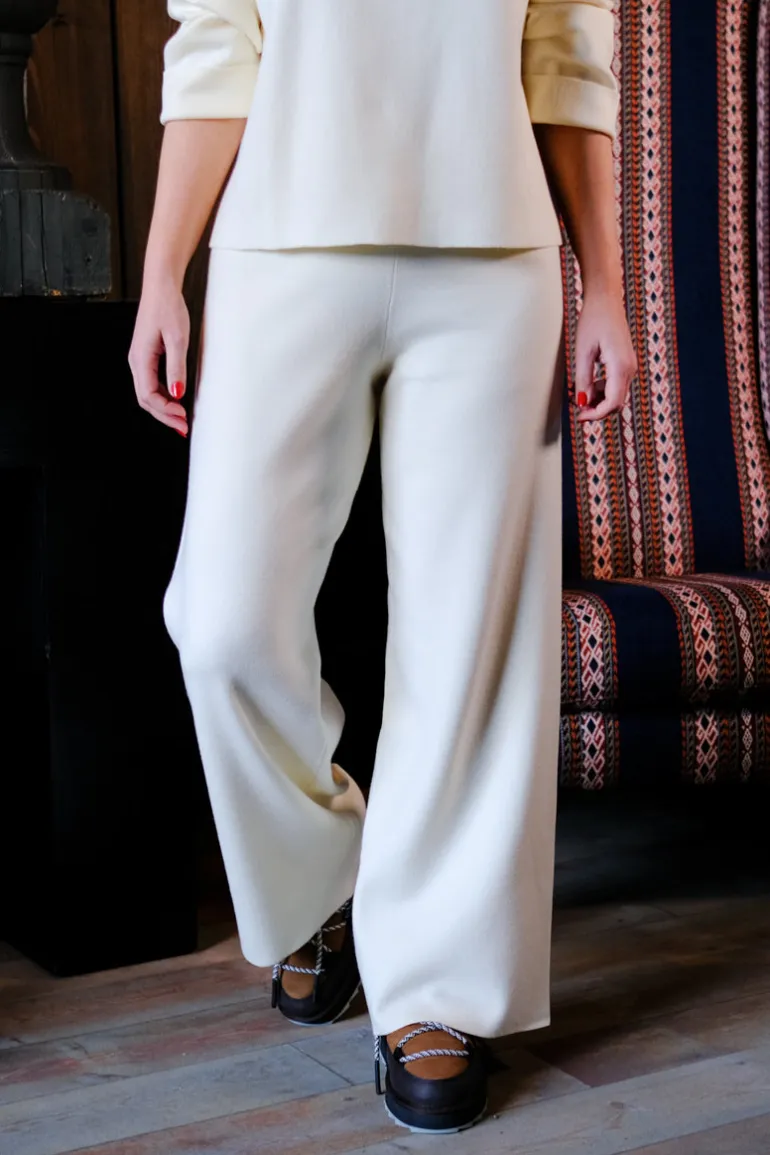 Serge Pants Off White