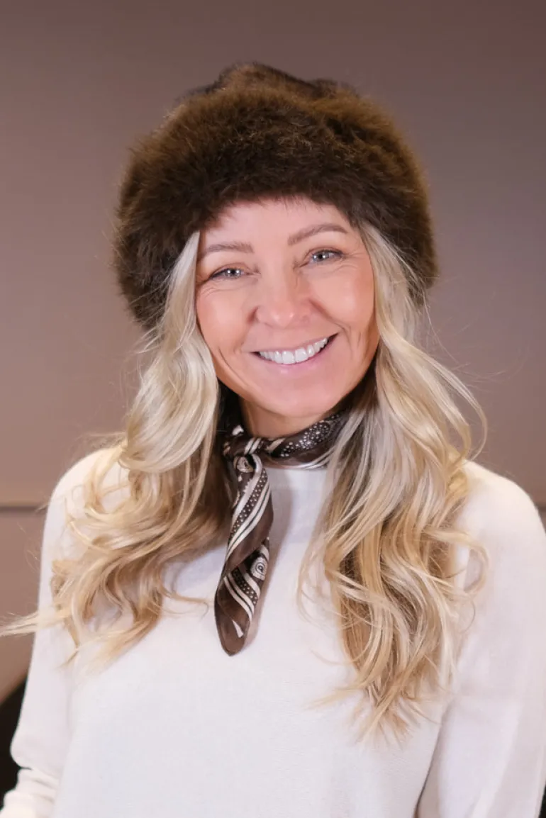 Sonja Fuskepels Hatt Brun