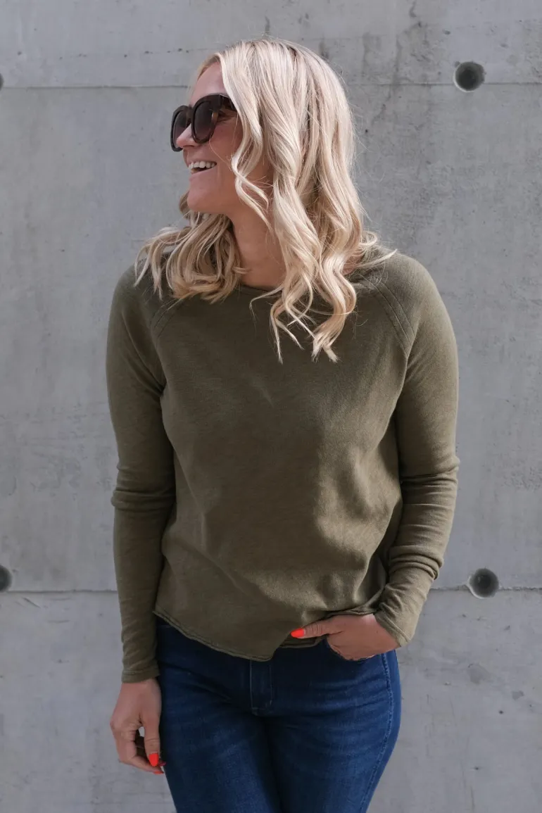 Sonoma Longsleeve O-Neck Vintage Bush