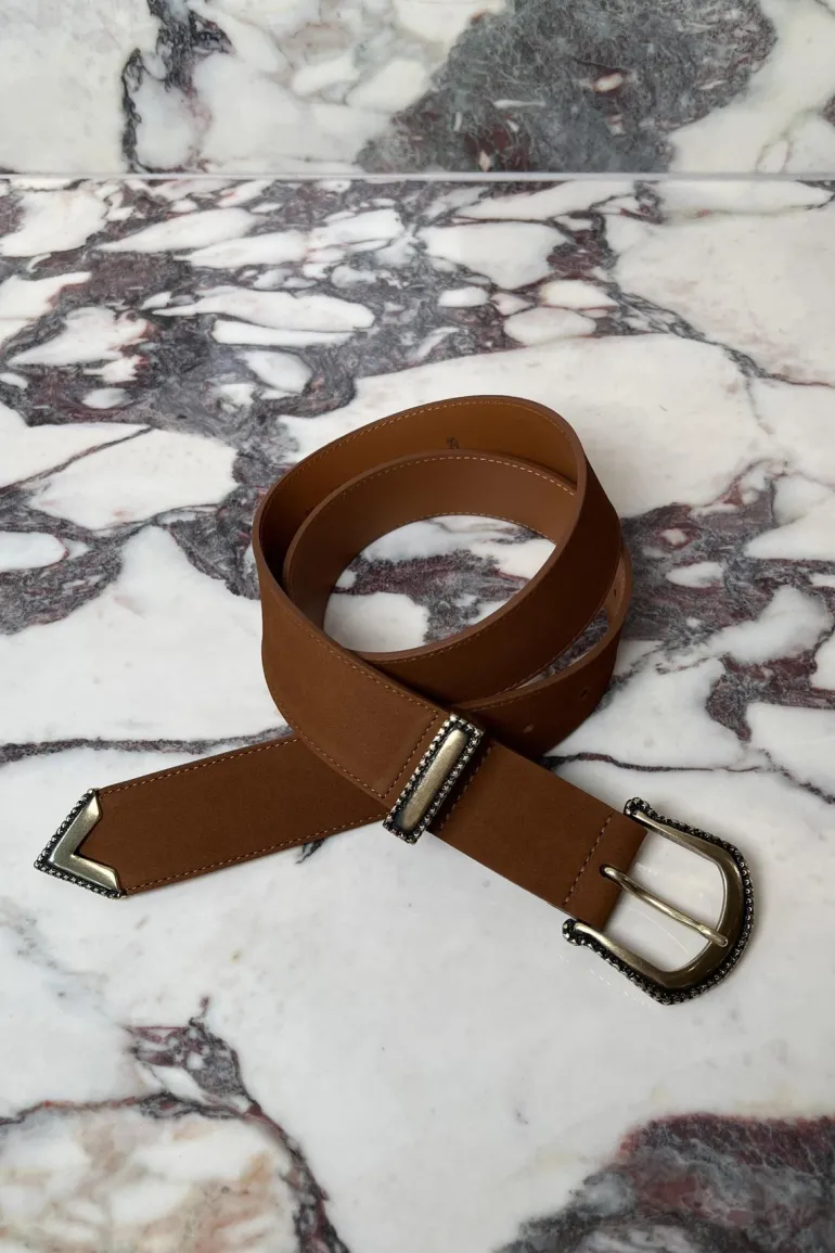 Woman's Belt 94432BR Havana