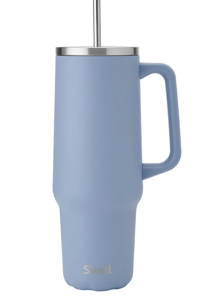 XL Tumbler 40oz Hydrangea Blue